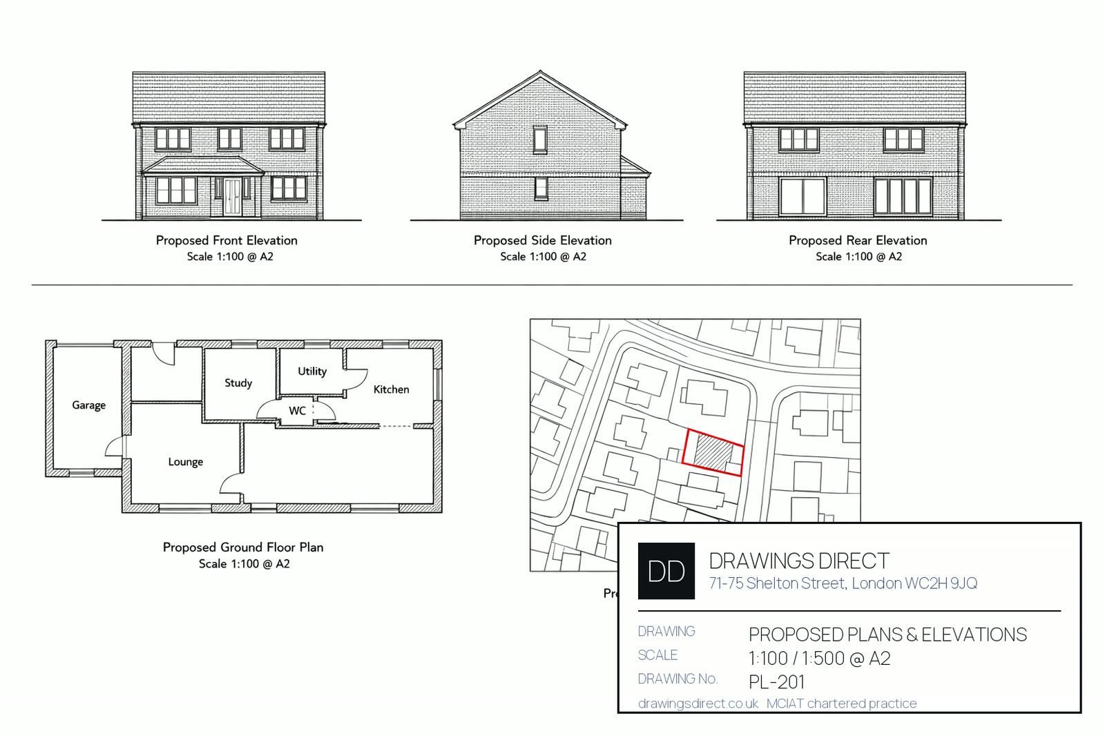 Architectural Drawings, Southgate Green N14 · DrawingsDirect